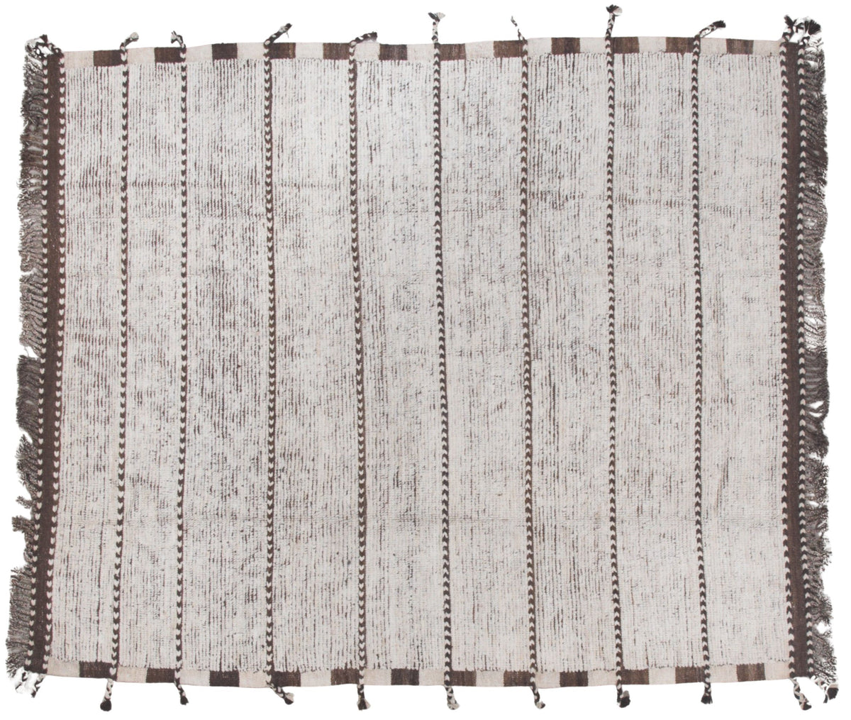 30609 AFGHAN DISTRESSED 8'5" x 9'11"