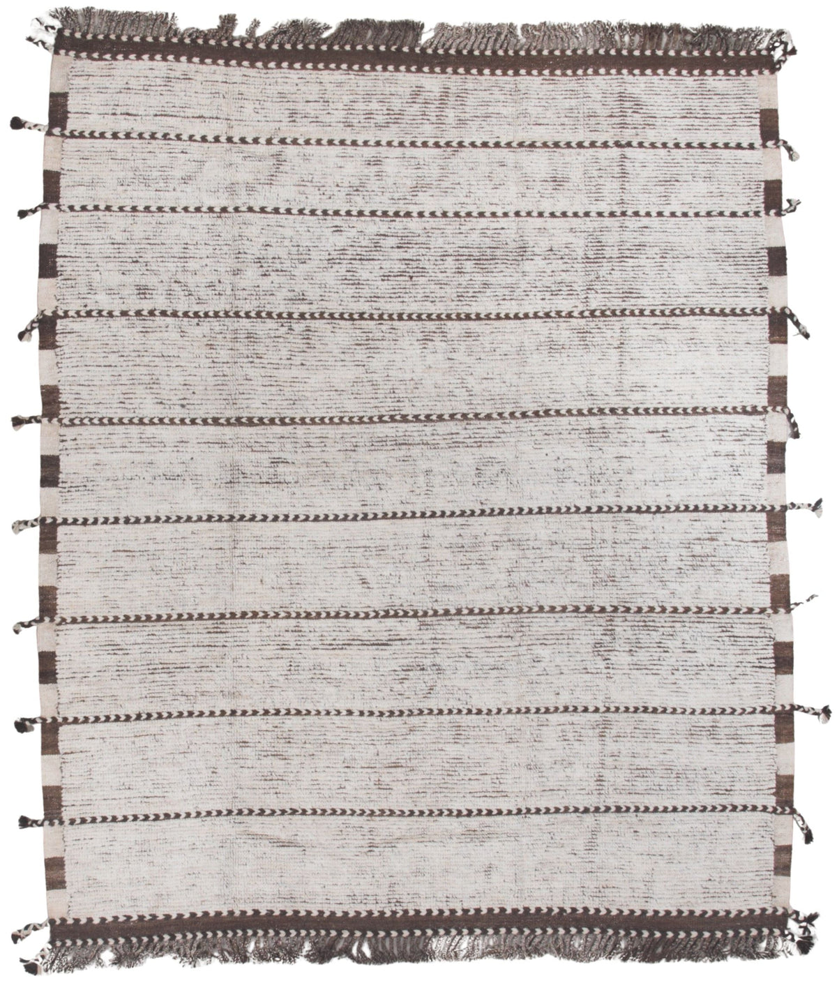 30609 AFGHAN DISTRESSED 8'5" x 9'11"