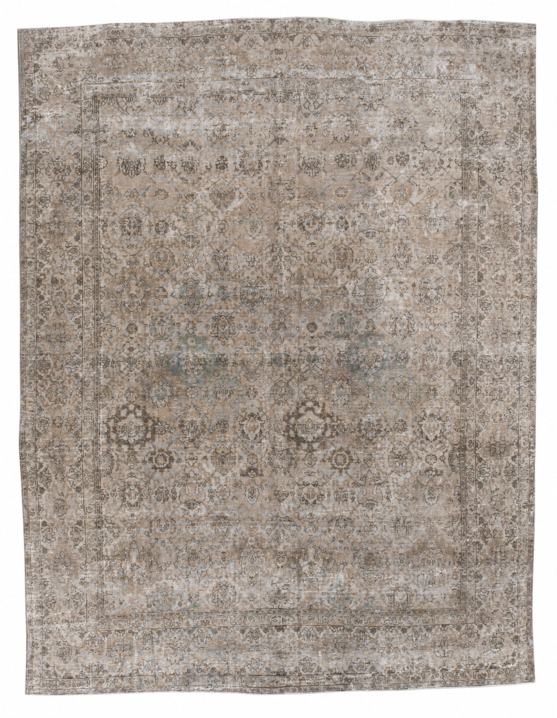 31033 VINTAGE TABRIZ 9'7" x 12'7"