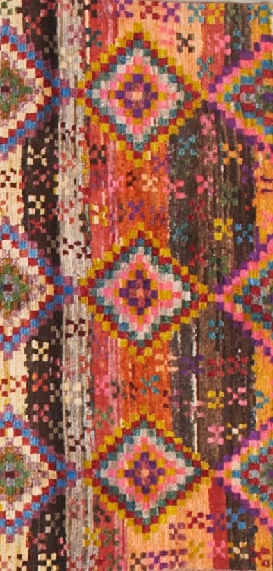 32134 AFGHAN MOROCCAN 4'0" x 5'9"
