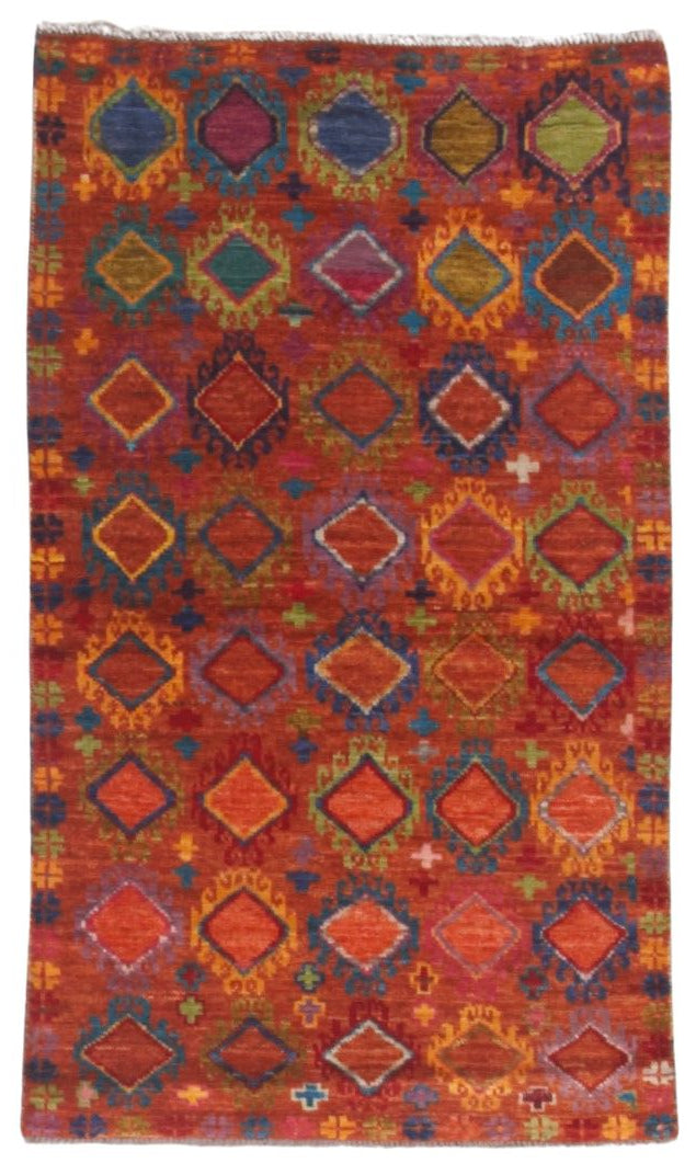 32137 AFGHAN MOROCCAN 2'10" x 4'10"