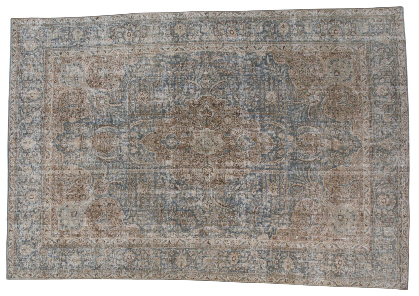 30097 VINTAGE TABRIZ 7'8" x 11'5"