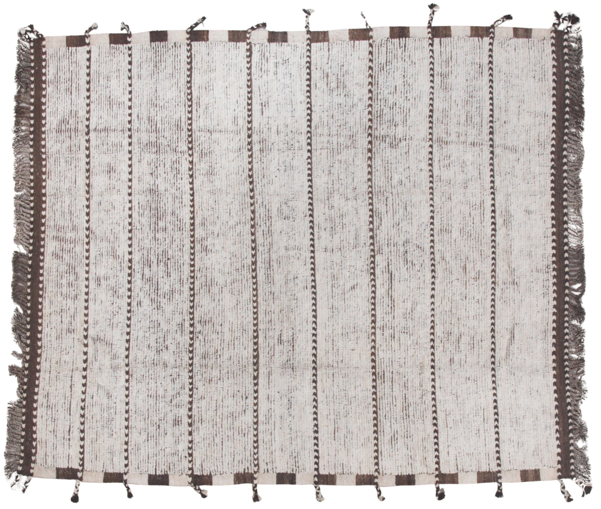 30609 AFGHAN DISTRESSED 8'5" x 9'11"