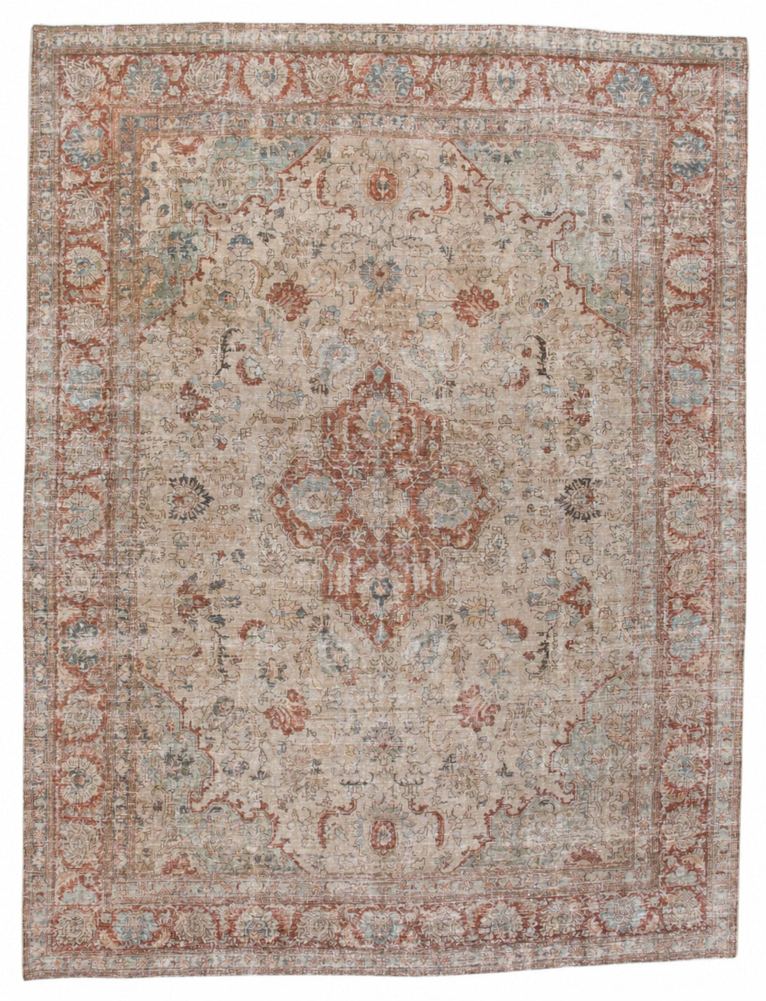 31034 VINTAGE TABRIZ 8'11" x 11'10"