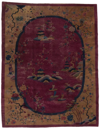 31816   CHINESE ART DECO  9 x 11'5"
