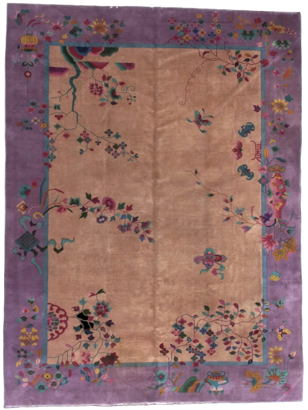 31819   CHIINESE ART DECO  8'8" x 11'6"