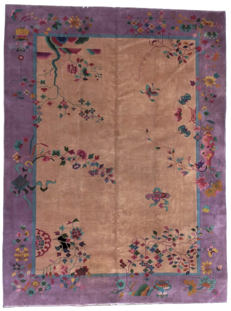 31819   CHIINESE ART DECO  8'8" x 11'6"
