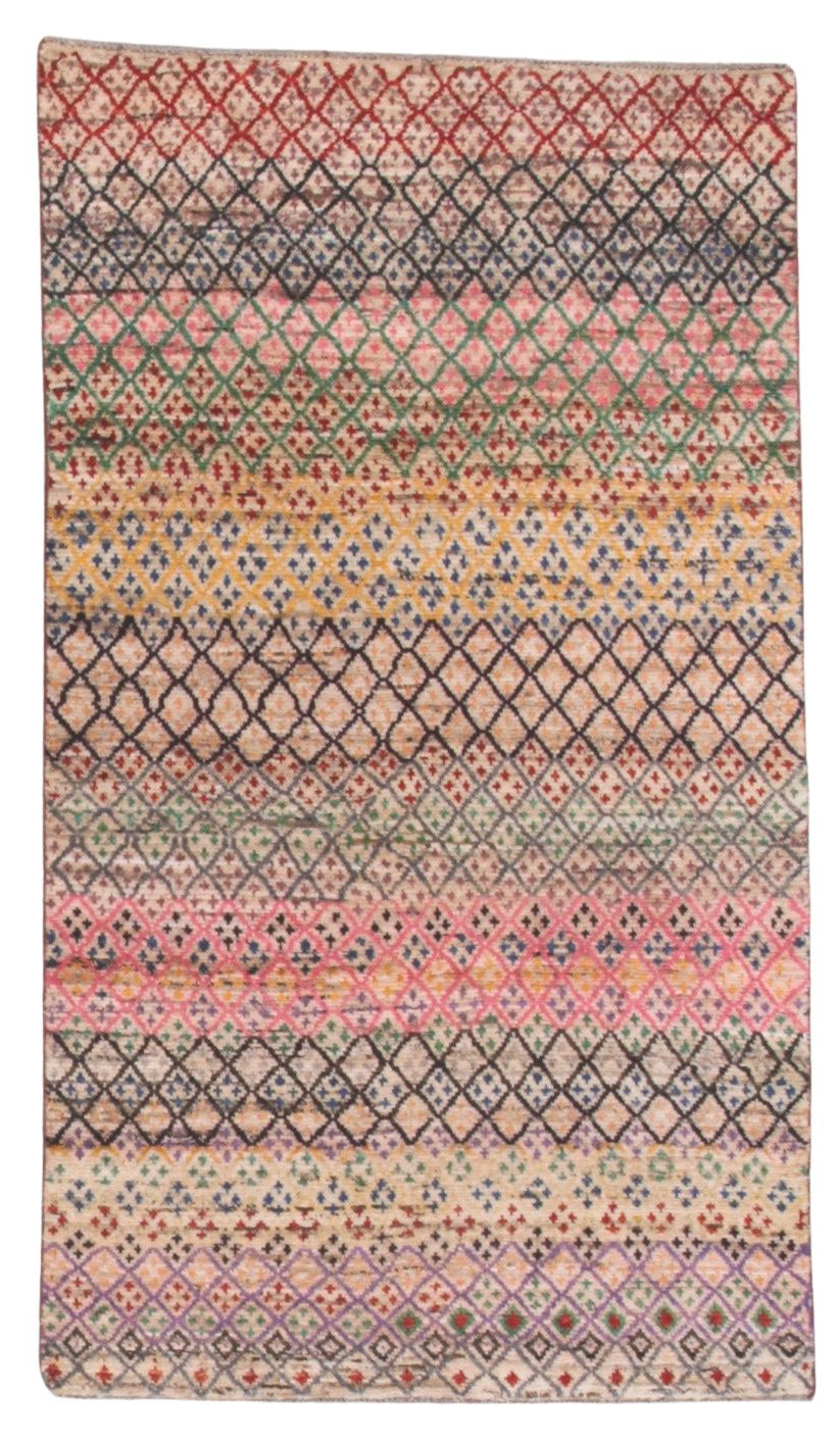 32120 AFGHAN MOROCCAN 3'7" x 6'4"