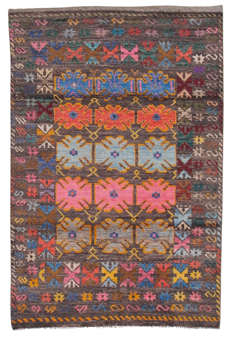 32123 AFGHAN MOROCCAN 4'1" x 6'0"