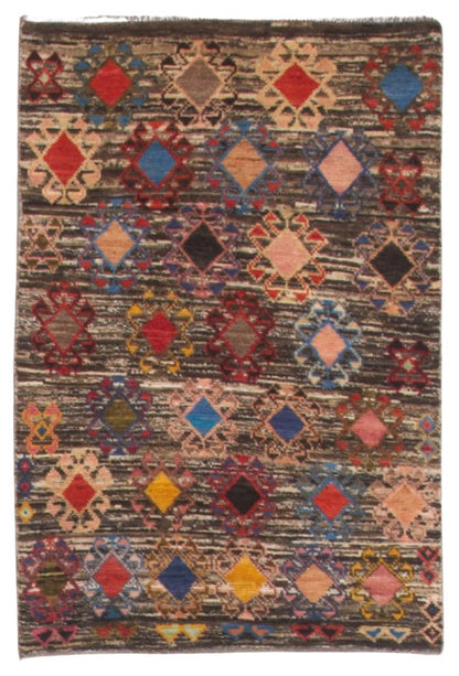 32124 AFGHAN MOROCCAN 3'2" x 4'8"