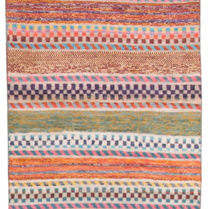 32125 AFGHAN MOROCCAN 3'1" x 4'10"