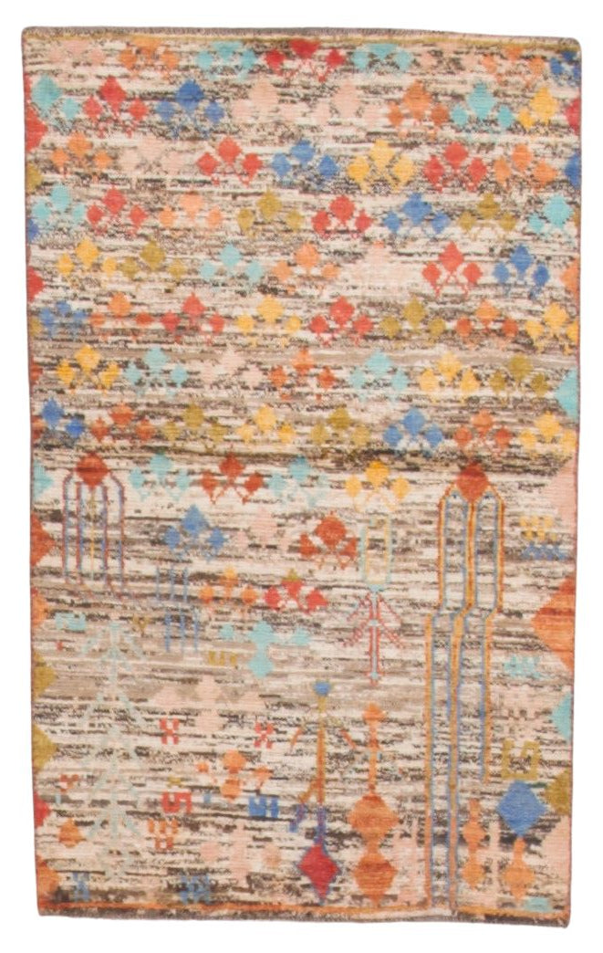 32129 AFGHAN MOROCCAN 2'11" x 4'8"
