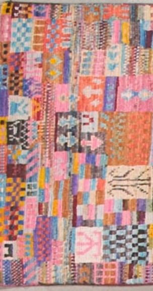 32132 AFGHAN MORROCCAN 2'9" x 4'11"