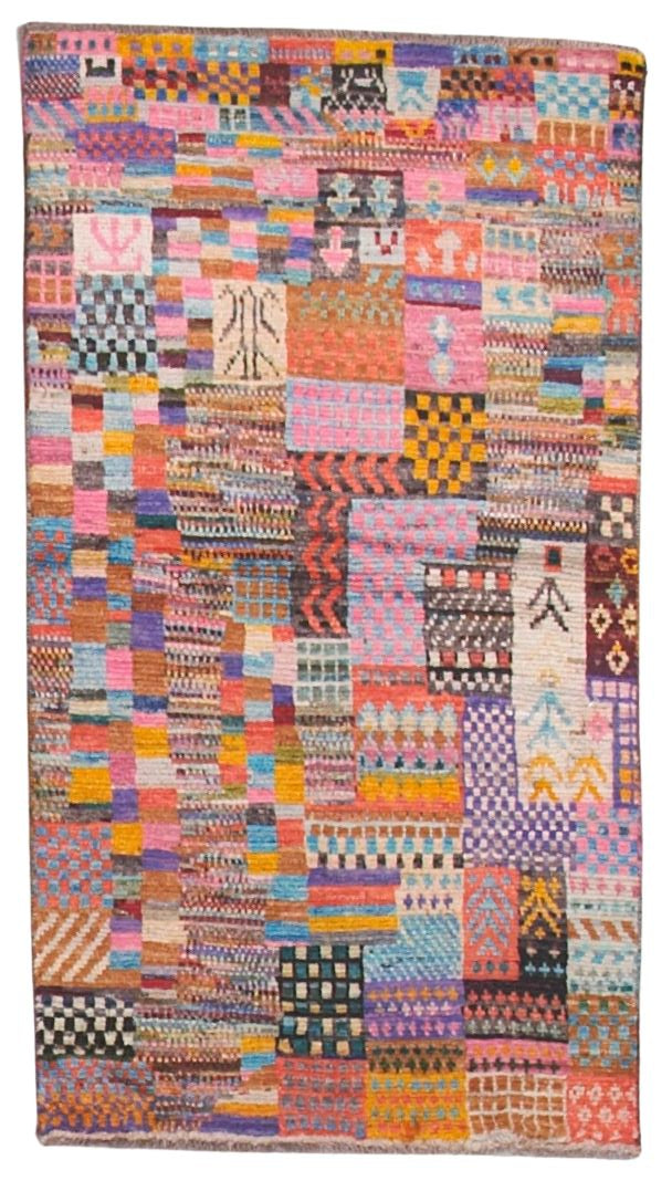 32132 AFGHAN MORROCCAN 2'9" x 4'11"