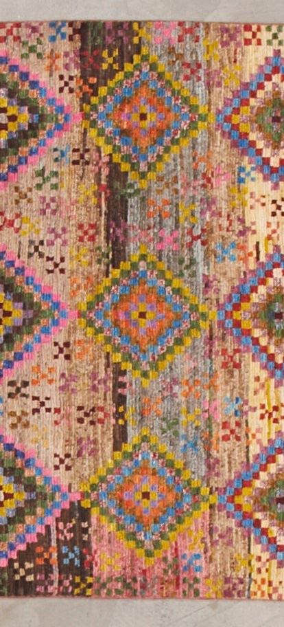 32134 AFGHAN MOROCCAN 4'0" x 5'9"