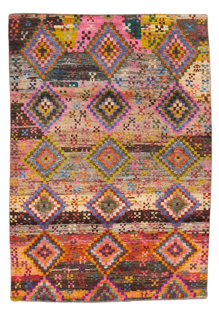 32134 AFGHAN MOROCCAN 4'0" x 5'9"