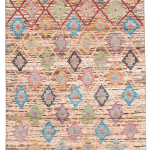 32136 AFGHAN MOROCCAN 3'9" x 5'6"