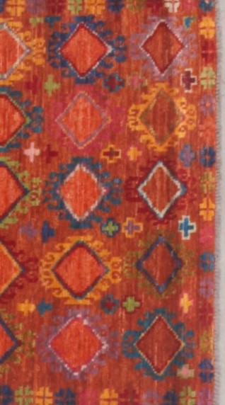 32137 AFGHAN MOROCCAN 2'10" x 4'10"