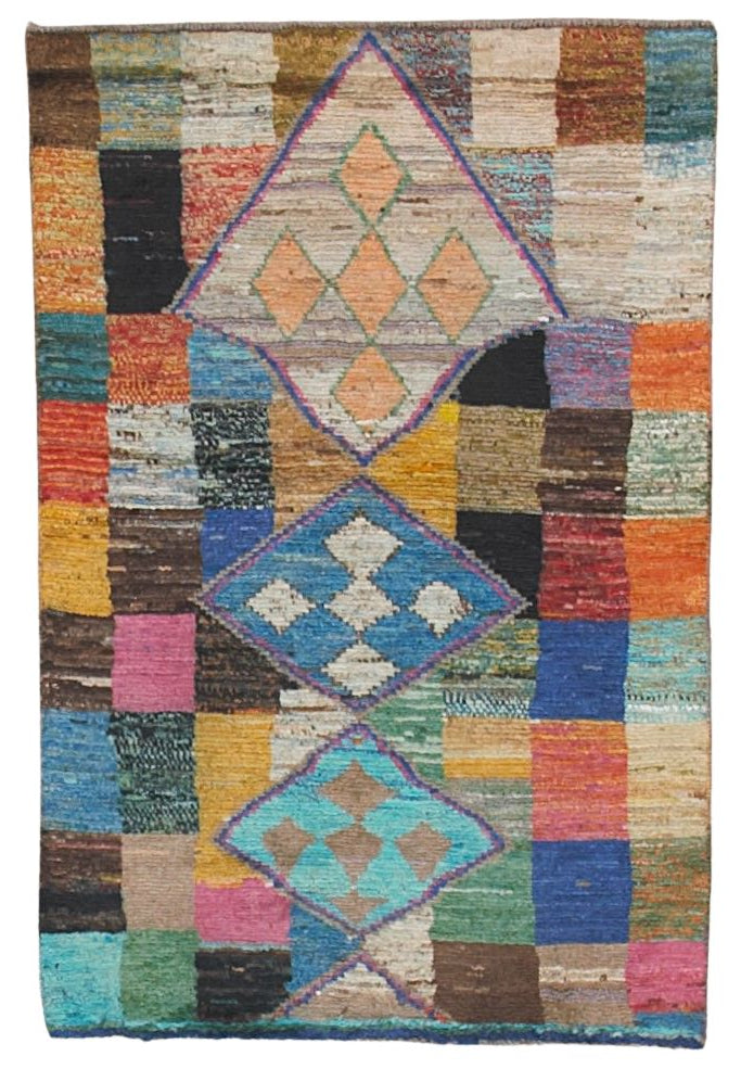 32138 AFGHAN MOROCCAN 3'0" x 4'6"
