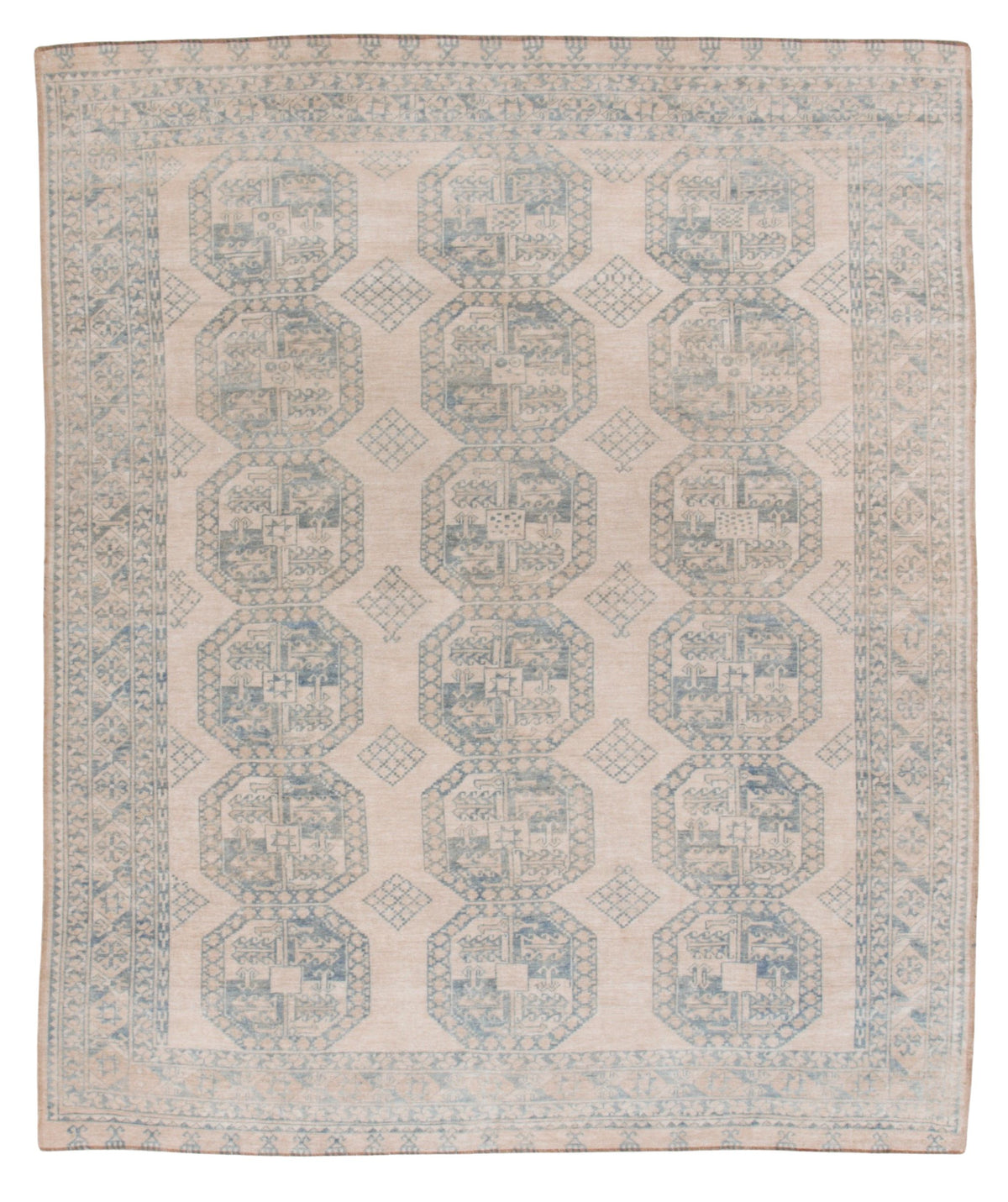32154 AFGHAN BOKHARA 9'0" x 10'8"