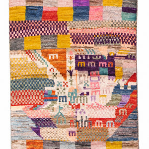 32430 AFGHAN MOROCCAN 3'0" x 4'10"