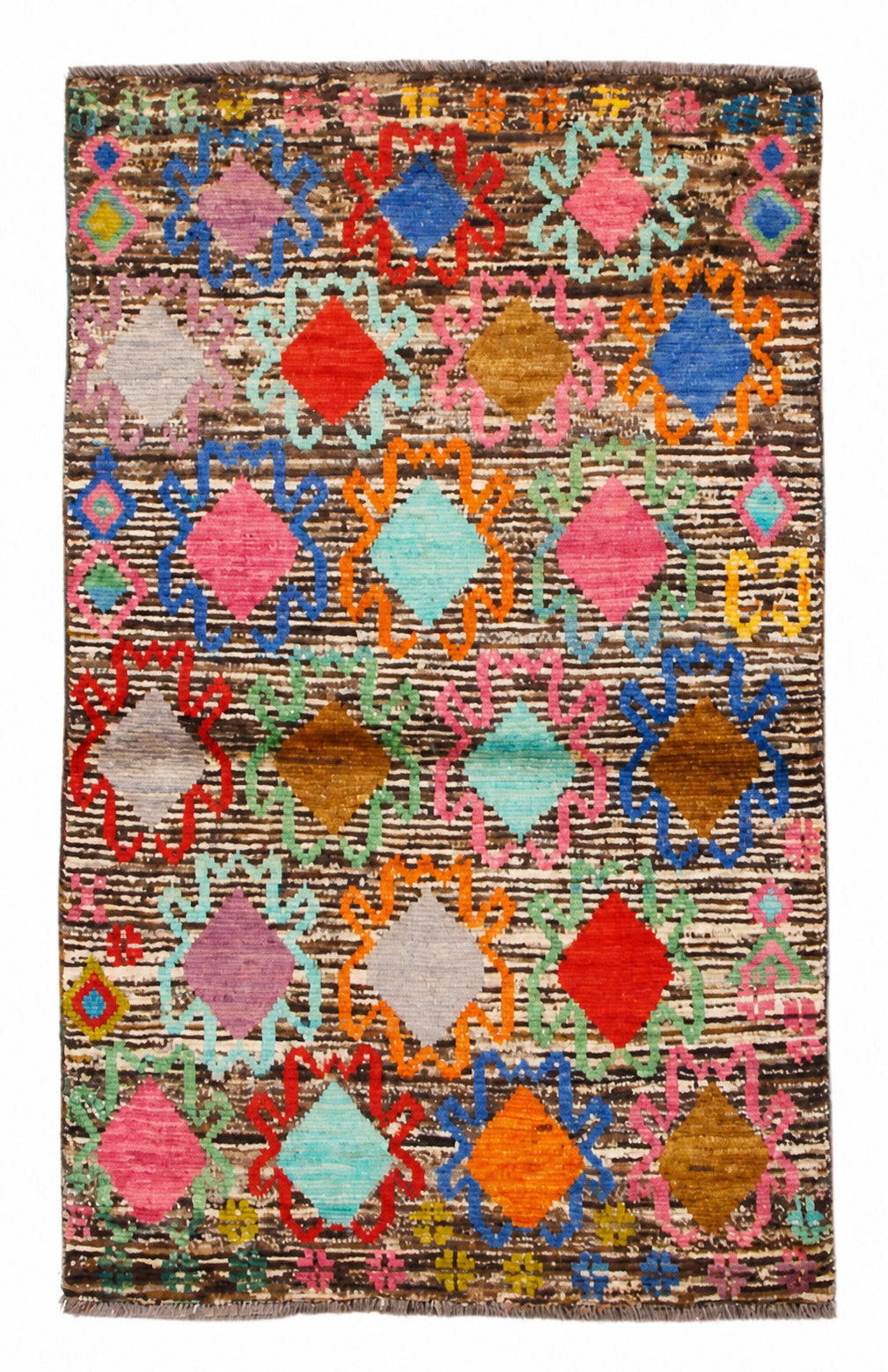 32432 AFGHAN MOROCCAN 2'11" x 4'7"