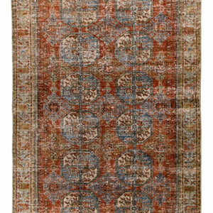 33301 AFGHAN BOKHARA 3'9" x 7'3"