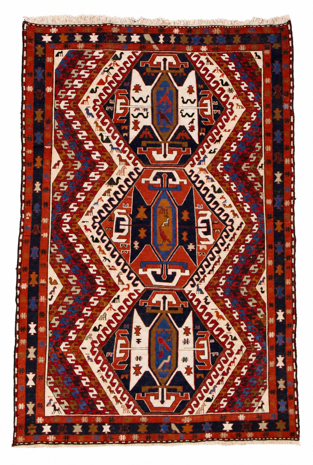 34514 AFGHAN KILLIM 6'2" x 9'4"