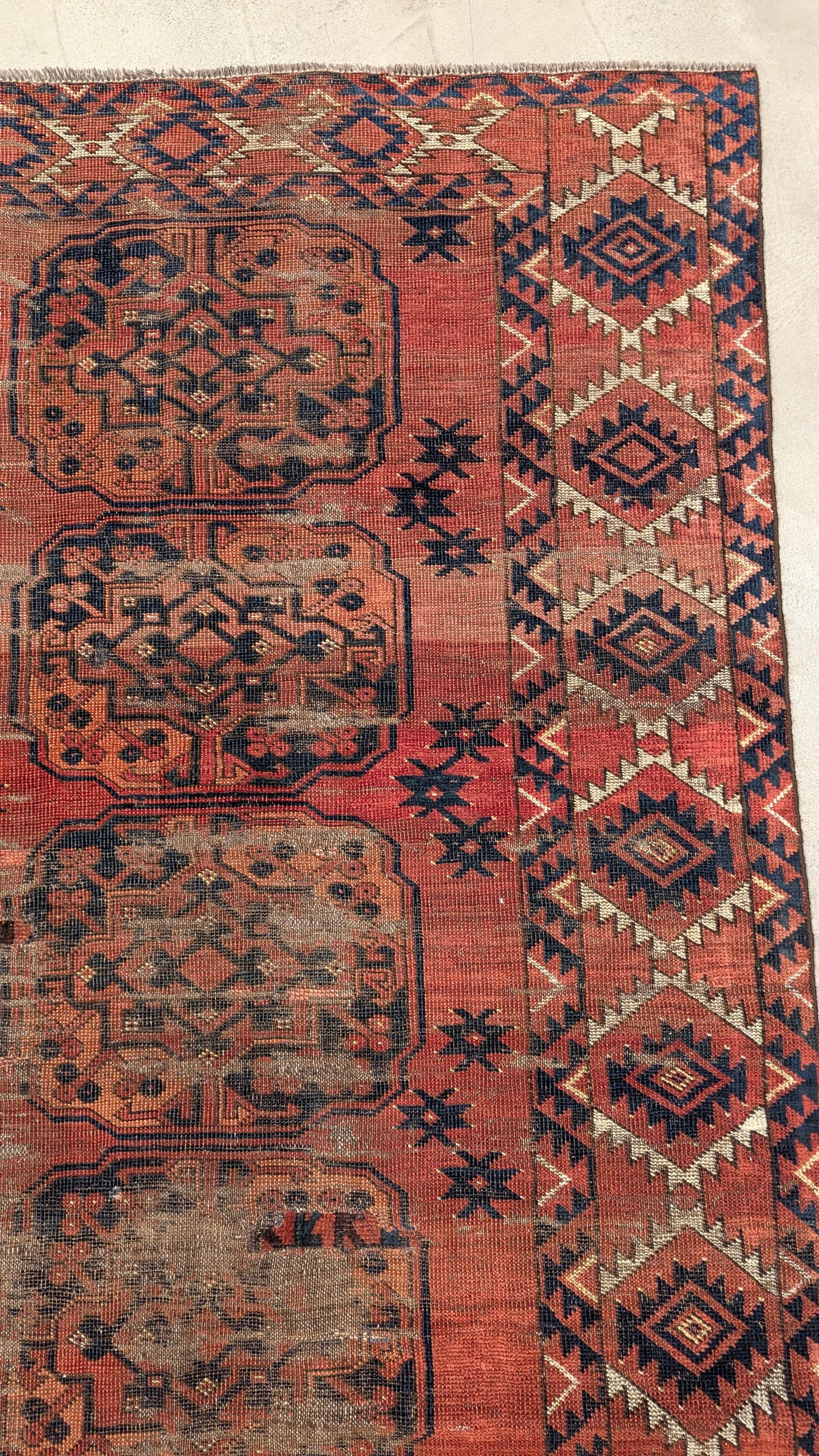 34748 AFGHAN BOKHARA 8'5" x 11'2"