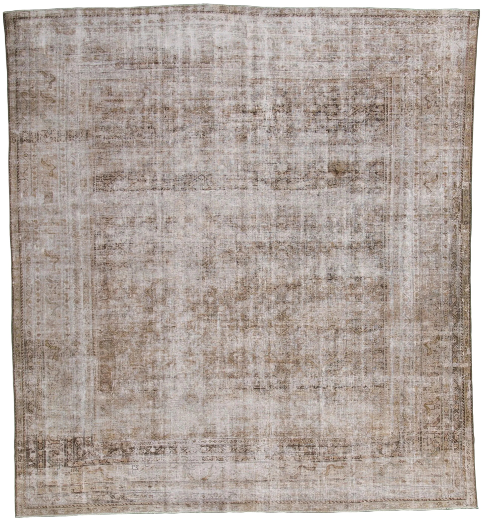 Close-up of a patterned rug.