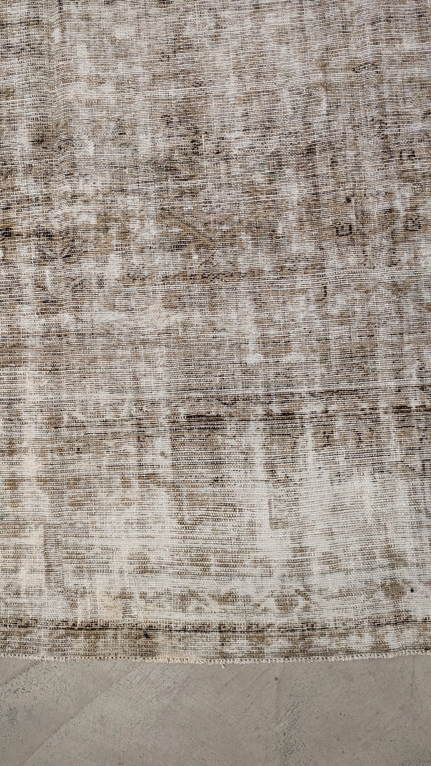 Close-up of a patterned rug.