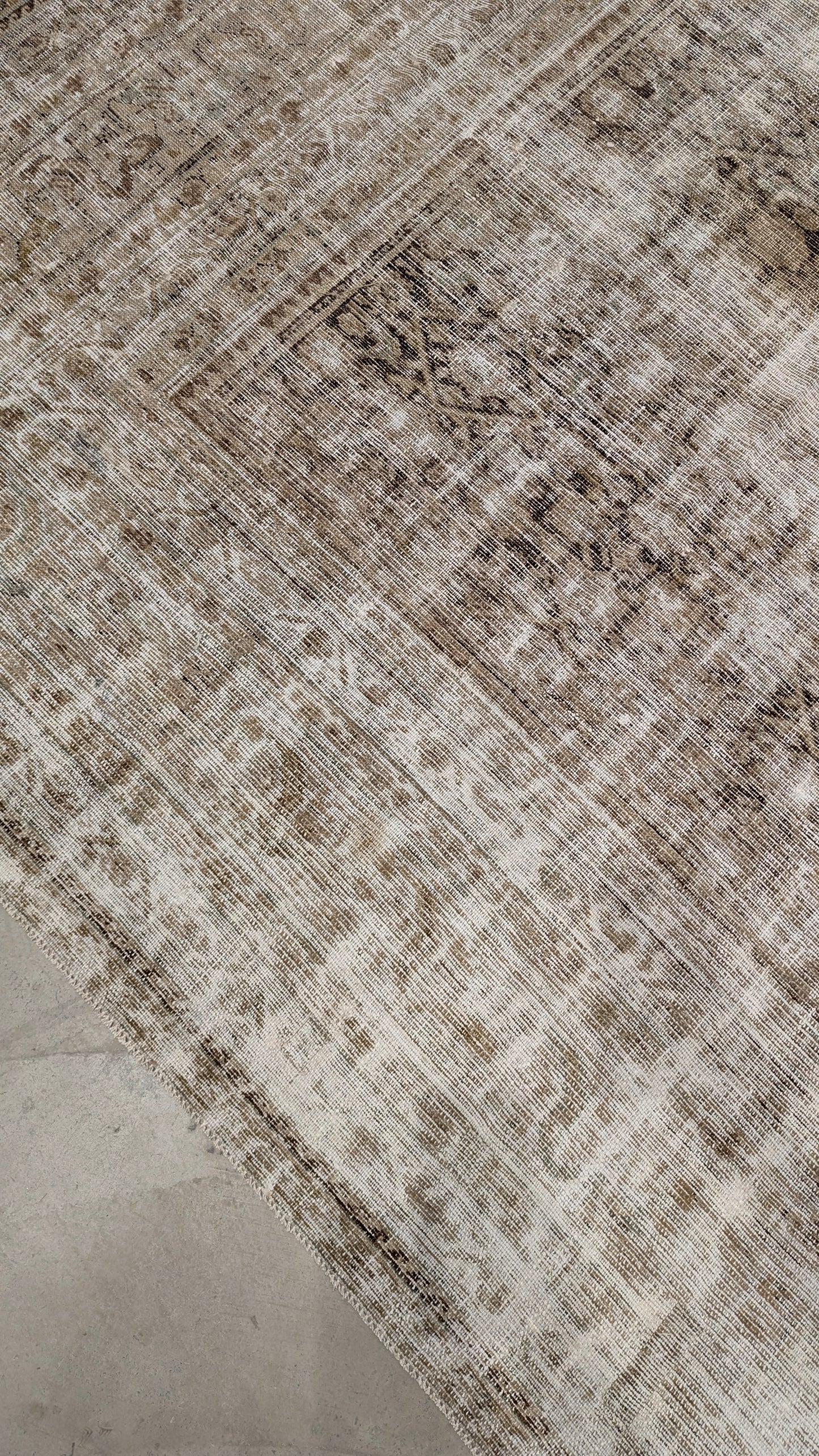 Close-up of a patterned rug.