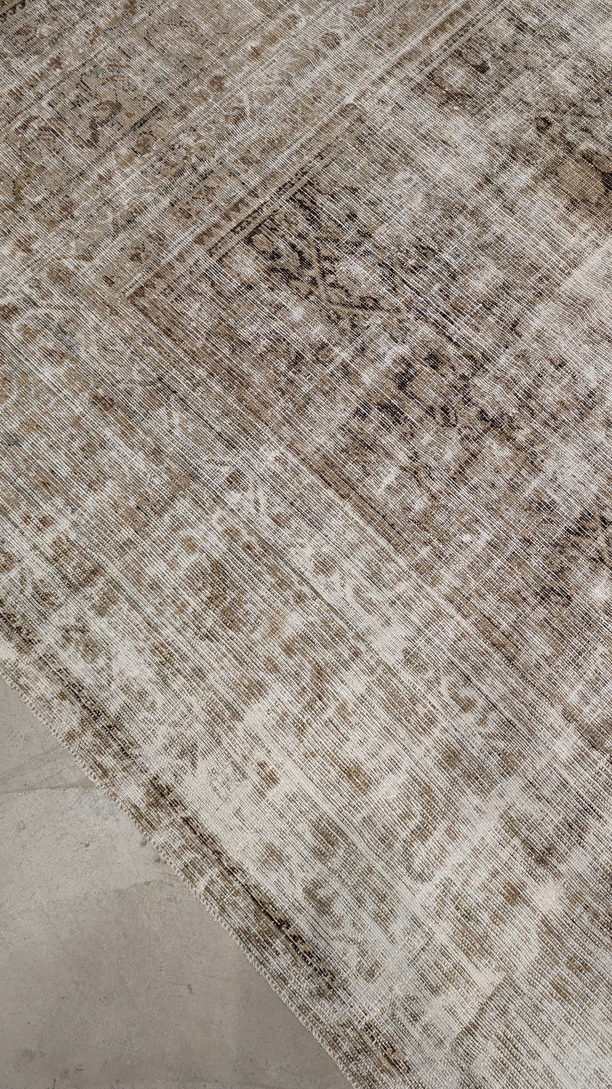Close-up of a patterned rug.