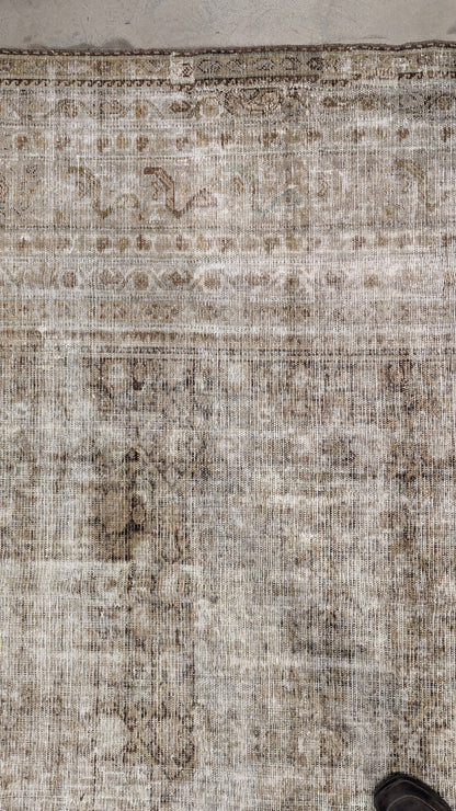 Close-up of a patterned rug.
