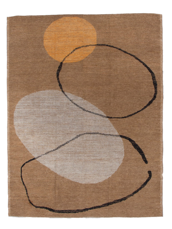 10028431 AFGHAN DISTRESSED 9'1" x 12'2"