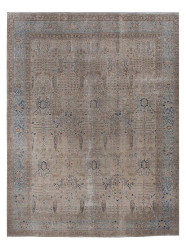10028616 ANTIQUE TABRIZ 9'5" x 12'1"
