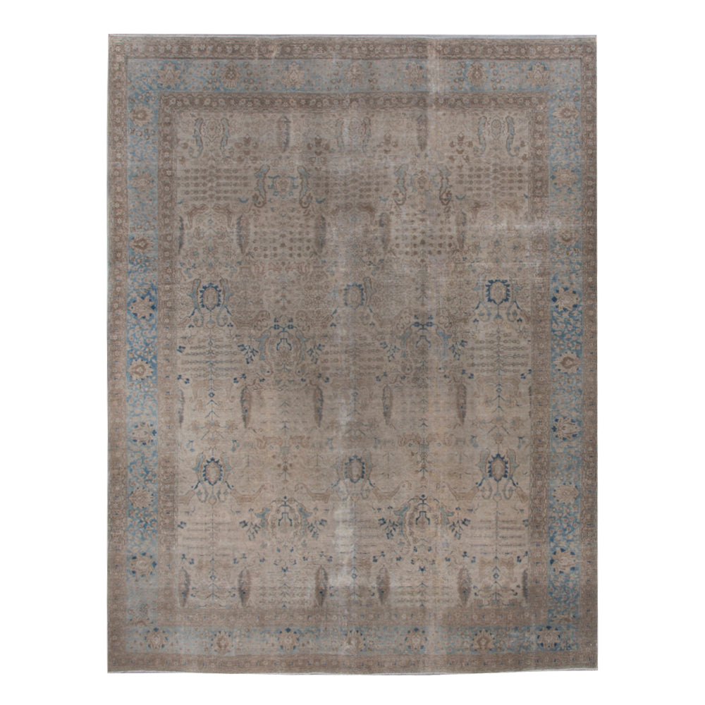10028616 ANTIQUE TABRIZ 9'5" x 12'1"