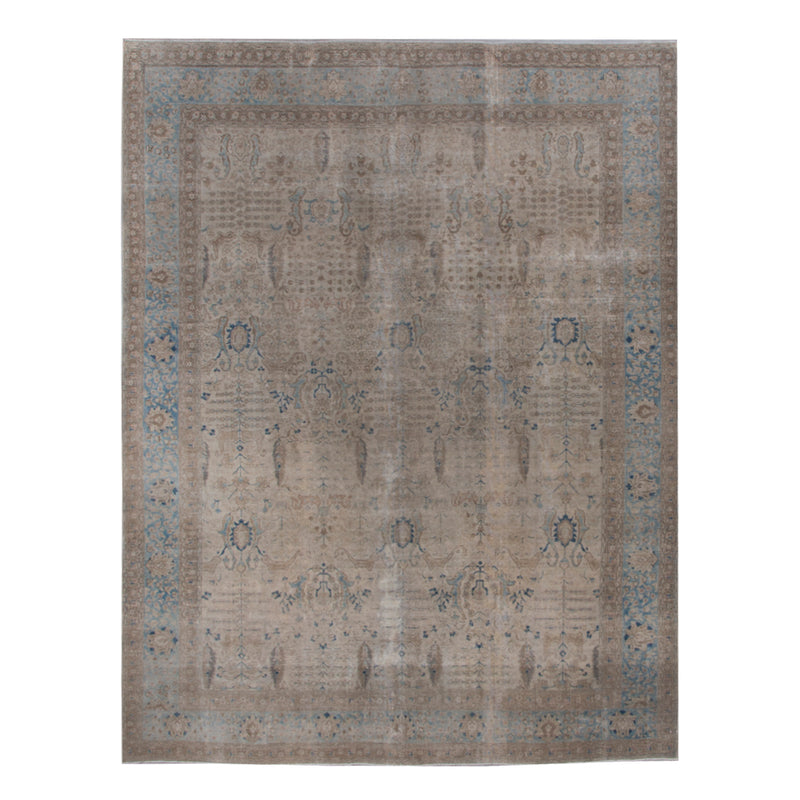 10028616 ANTIQUE TABRIZ 9'5" x 12'1"