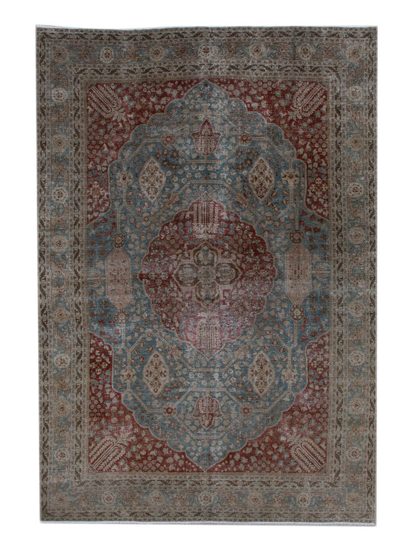 10028492 ANTIQUE TABRIZ 8'7" x 12'5"