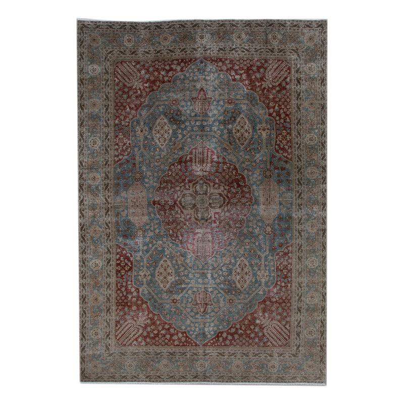 10028492 ANTIQUE TABRIZ 8'7" x 12'5"