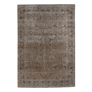 10028783 ANTIQUE TABRIZ 7'8" x 11'8"